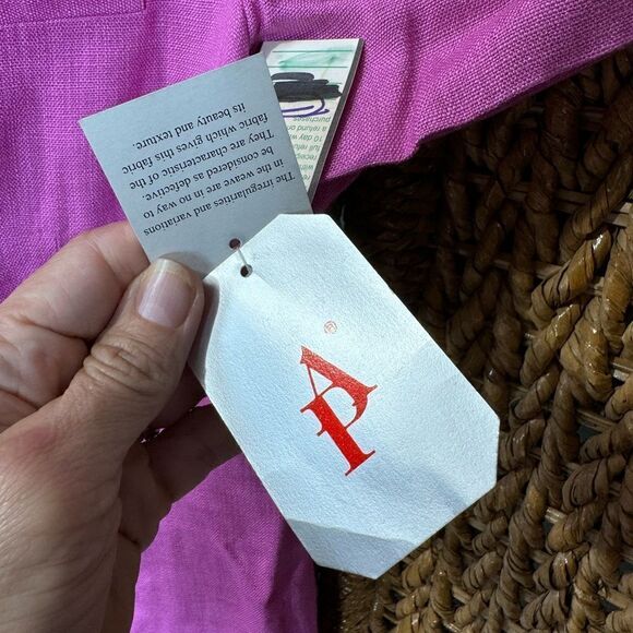 Vintage 60s Adrianna Papell Pink Button Up Dress New - Picture 8 of 10